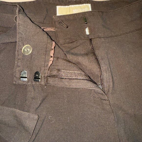 Michael Kors Dark Brown Paper Bag Shorts‎ Size 14 - Picture 3 of 6